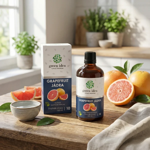 Green idea Grapefruit jádra - bezlihová tinktura 100 ml