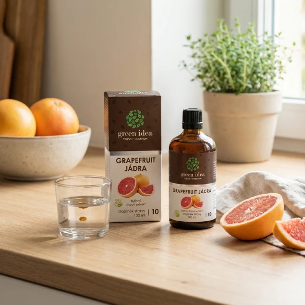 Green idea Grapefruit jádra tinktura - kapky 100 ml