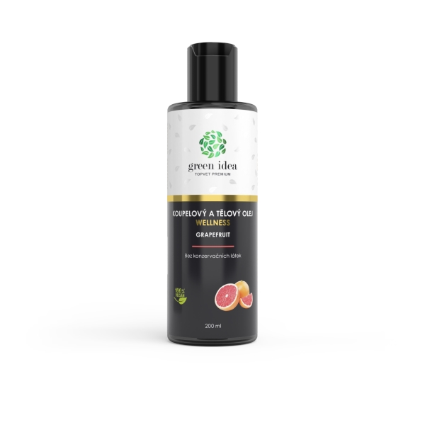 Green idea Grapefruit - koupelový a tělový olej 200 ml