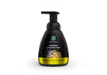 Green idea Hedvábná sprchová pěna - mandlový olej s levandulí 300 ml