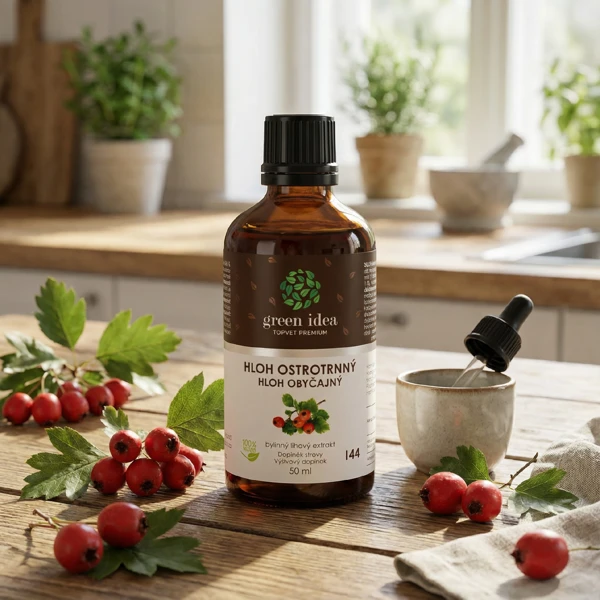 Green idea Hloh ostrotrnný tinktura - kapky 50 ml