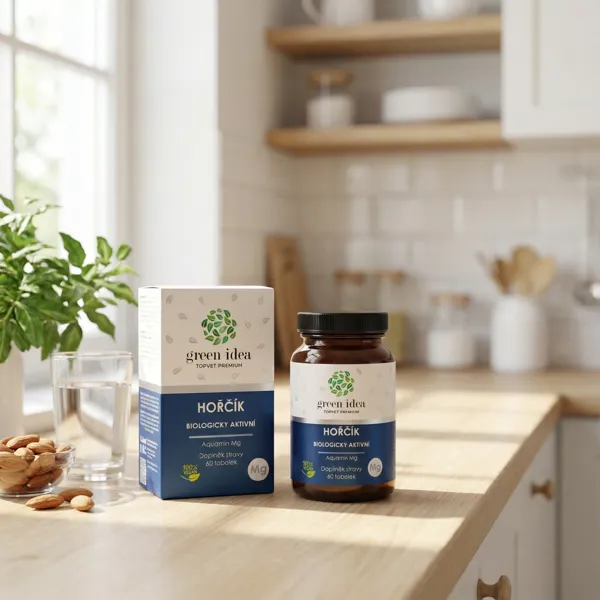 Green idea Hořčík - Aquamin - tobolky 60 ks