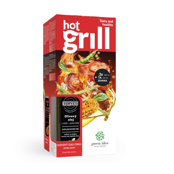 Green idea Hot grill 3+1 zdarma 1 ks