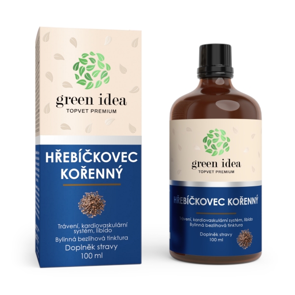 Green idea Hřebíčkovec - bezlihová tinktura 100 ml