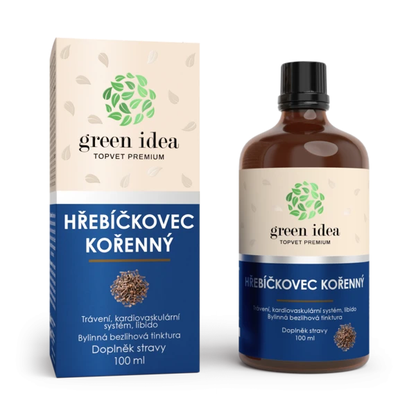 Green idea Hřebíčkovec - bezlihová tinktura 100 ml