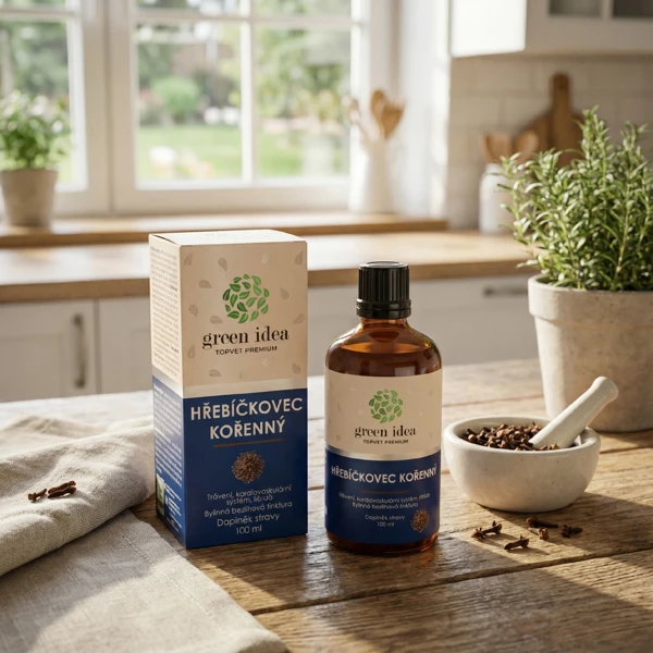 Green idea Hřebíčkovec - bezlihová tinktura 100 ml