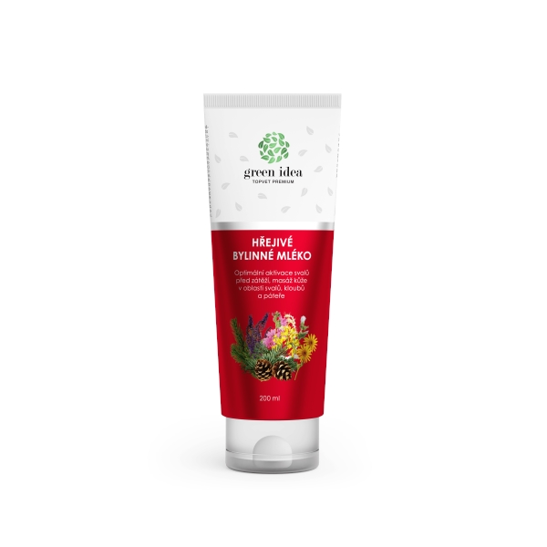 Green idea Hřejivé bylinné mléko 200 ml