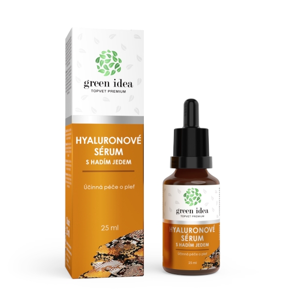 Green idea Hyaluronové sérum s hadím jedem 25 ml
