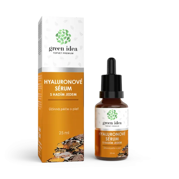 Green idea Hyaluronové sérum s hadím jedem 25 ml