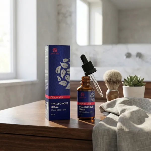 Green idea IDEA for MEN - Hyaluronové sérum pro muže 25 ml