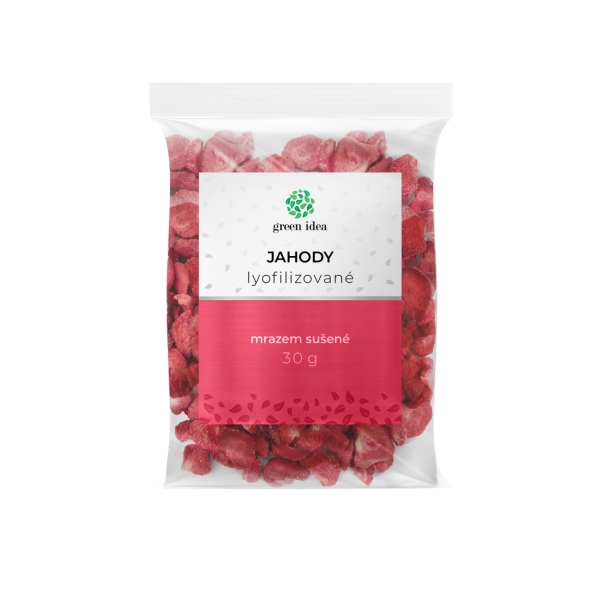 Green idea Jahody lyofilizované 30 g