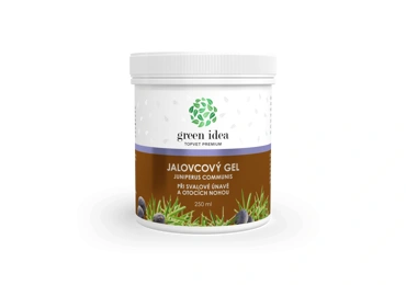 Green idea Jalovcový masážní gel 250 ml