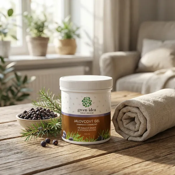 Green idea Jalovcový masážní gel 250 ml