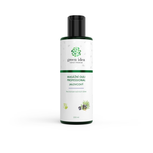 Green idea Jalovcový masážní olej 200 ml
