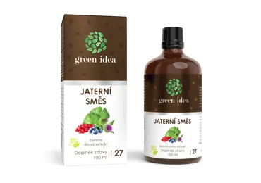 Green idea Jaterní směs (kapky HEPAMIX) tinktura - kapky 100 ml