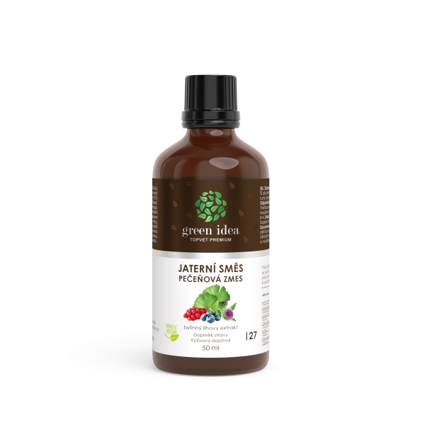 Green idea Jaterní směs (kapky HEPAMIX) tinktura - kapky 50 ml