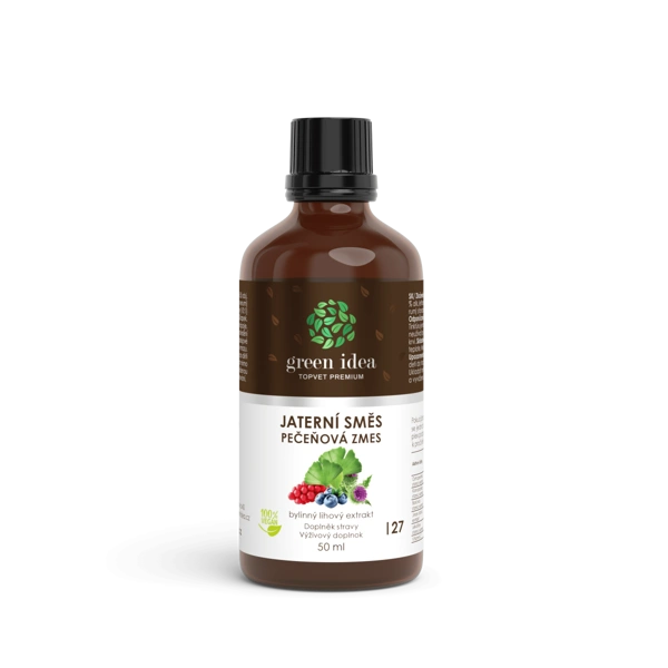 Green idea Jaterní směs (kapky HEPAMIX) tinktura - kapky 50 ml