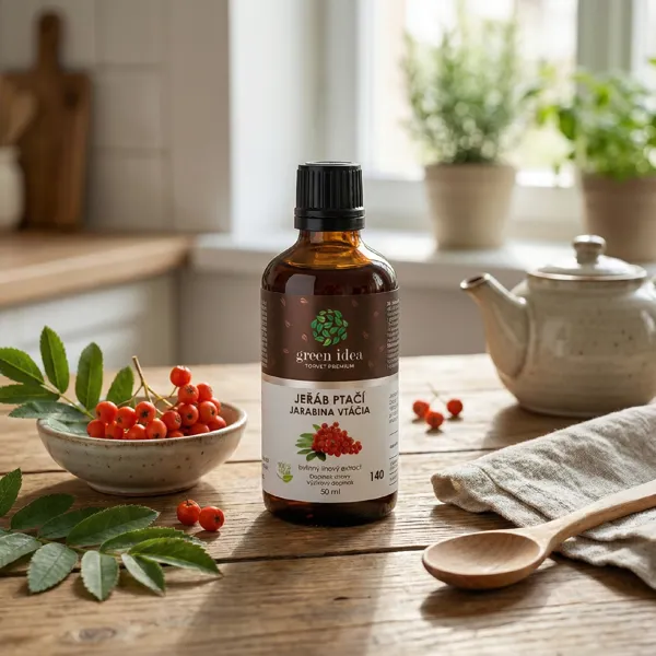Green idea Jeřáb ptačí tinktura - kapky 50 ml