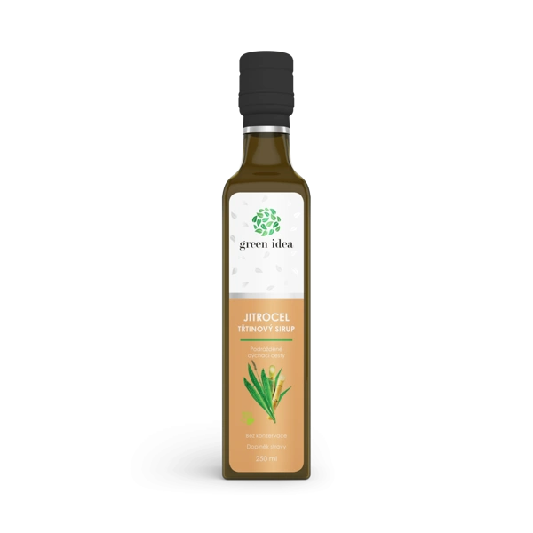 Green idea Jitrocelový sirup - třtinový 250 ml