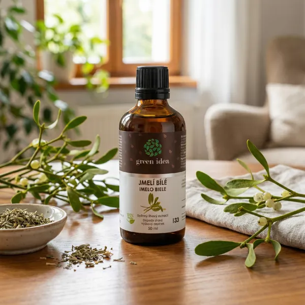 Green idea Jmelí bílé tinktura - kapky 50 ml