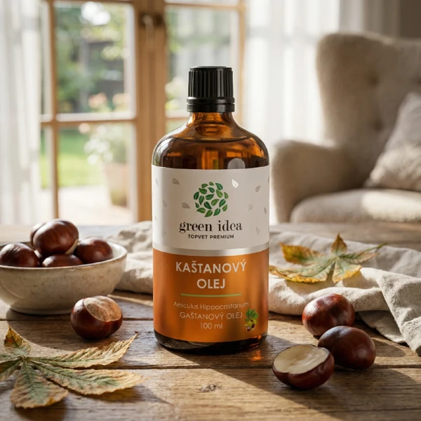 Green idea Kaštanový bylinný olej 100 ml