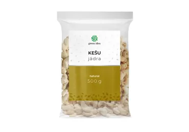 Green idea Kešu jádra - natural 500 g