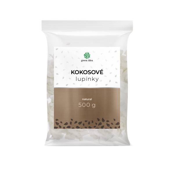 Green idea Kokosové lupínky - natural 500 g