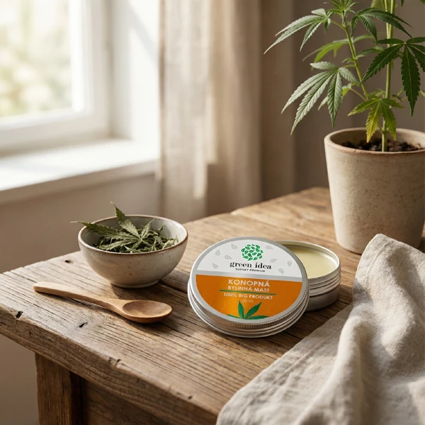 Green idea Konopná mast 50 ml