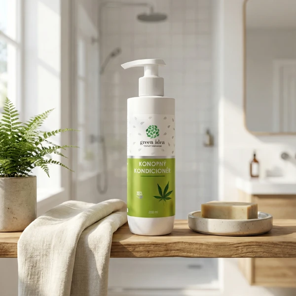 Green idea Konopný kondicionér 200 ml