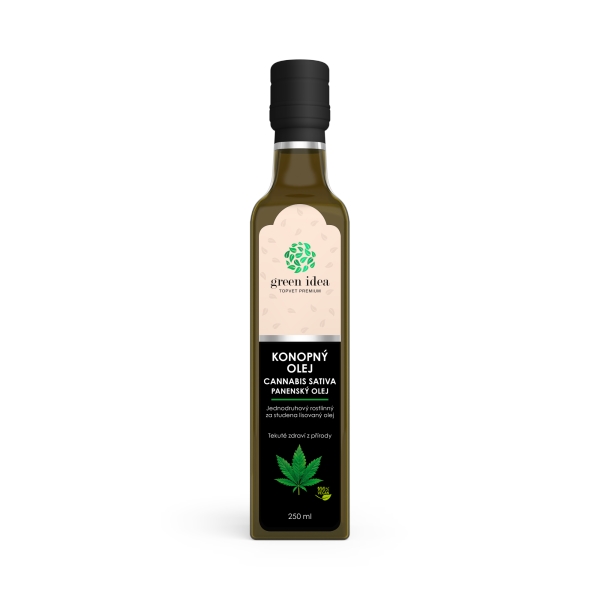 Green idea Konopný olej 250 ml