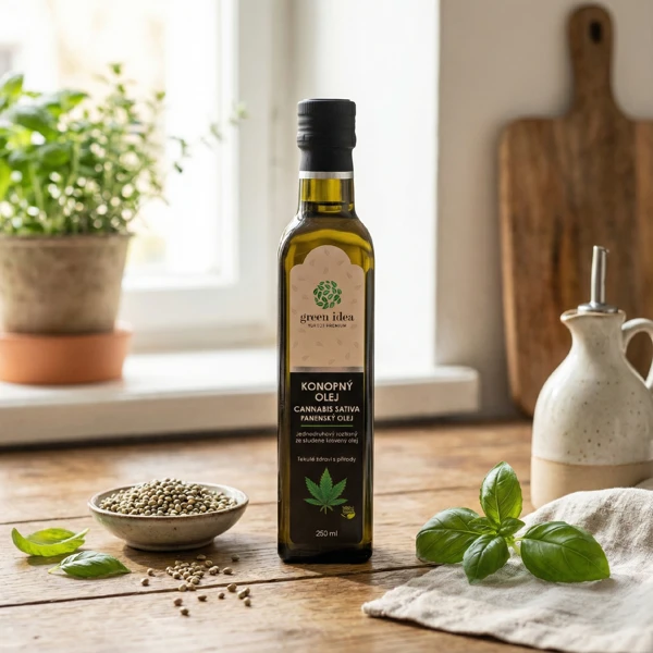Green idea Konopný olej 250 ml