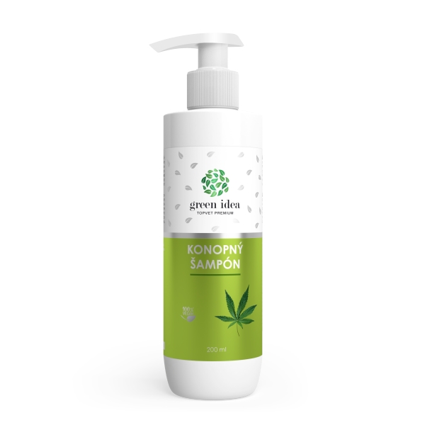 Green idea Konopný šampon 200 ml