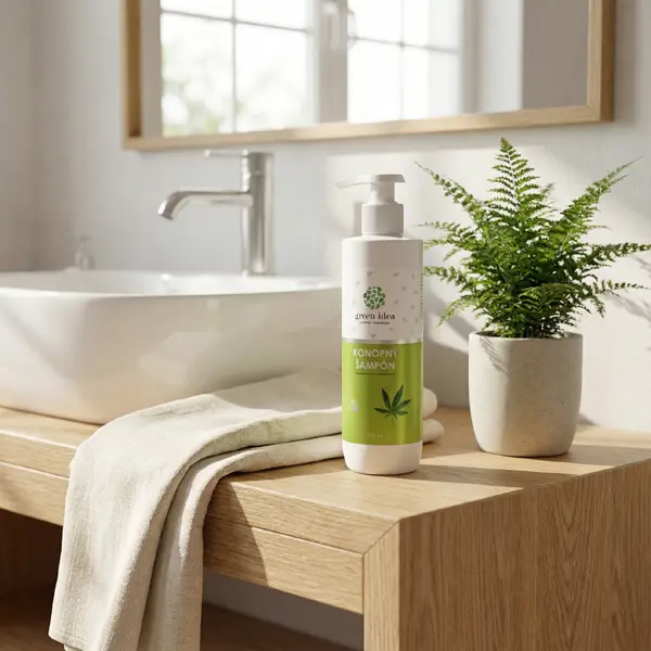 Green idea Konopný šampon 200 ml