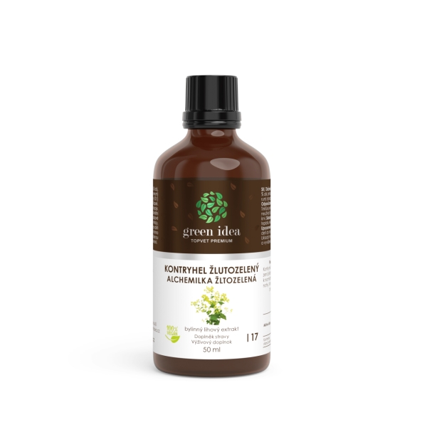 Green idea Kontryhel žlutozelený tinktura - kapky 50 ml