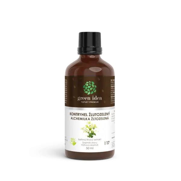 Green idea Kontryhel žlutozelený tinktura - kapky 50 ml