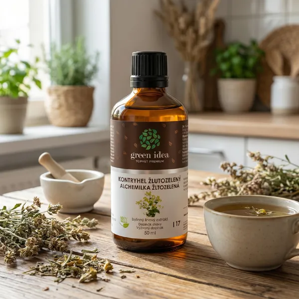 Green idea Kontryhel žlutozelený tinktura - kapky 50 ml