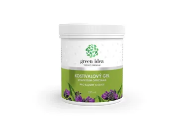 Green idea Kostivalový masážní gel 250 ml