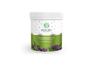 Green idea Kostivalový masážní gel 500 ml