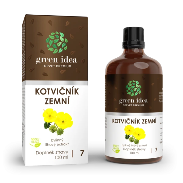 Green idea Kotvičník zemní tinktura - kapky 100 ml