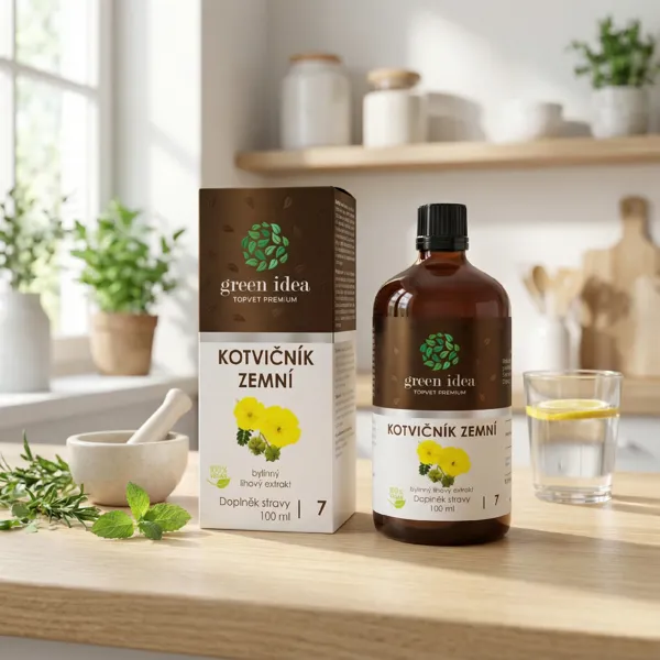 Green idea Kotvičník zemní tinktura - kapky 100 ml
