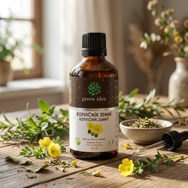 Green idea Kotvičník zemní tinktura - kapky 50 ml
