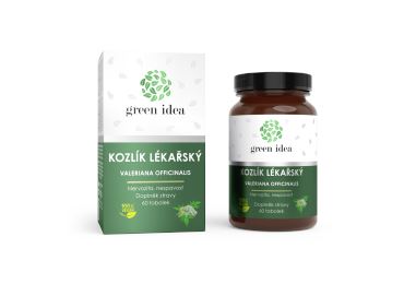 Green idea Kozlík lékařský bylinný extrakt - tobolky 60 ks