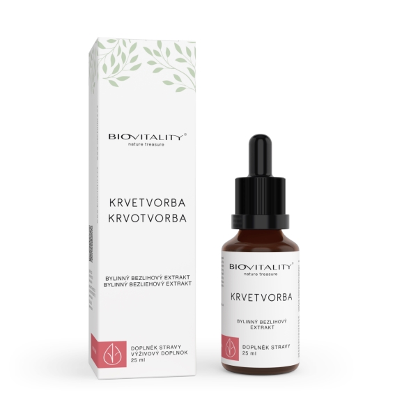 Green idea Krvetvorba bezlihová tinktura - kapky 25 ml