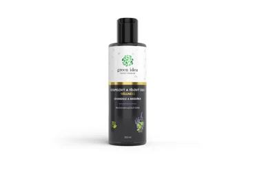 Green idea Levandule a meduňka - koupelový a tělový olej 200 ml