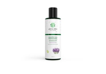 Green idea Levandulový masážní olej 200 ml