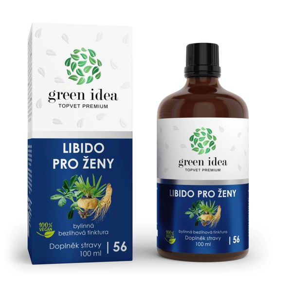 Green idea Libido pro ženy - bezlihová tinktura 100 ml