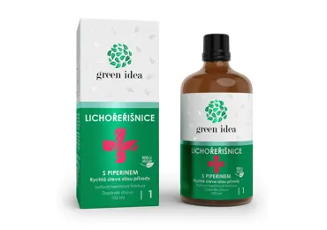 Green idea Lichořeřišnice+ s piperinem - bezlihová tinktura 100 ml