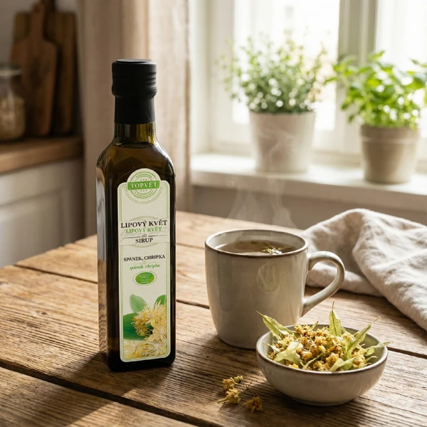 Green idea Lipový květ sirup - farmářský 320 g
