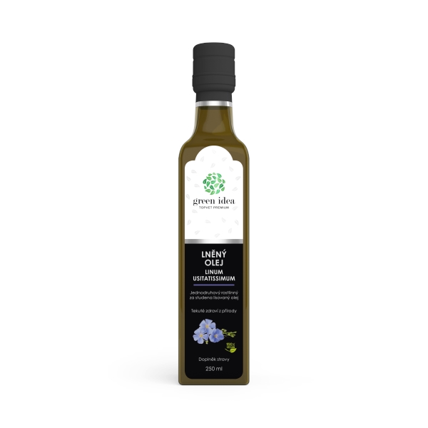 Green idea Lněný olej 250 ml