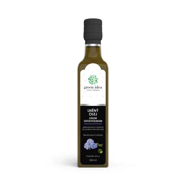 Green idea Lněný olej 250 ml